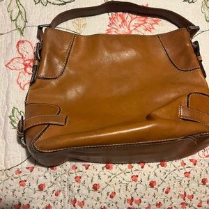 Leather Michael Kors handbag